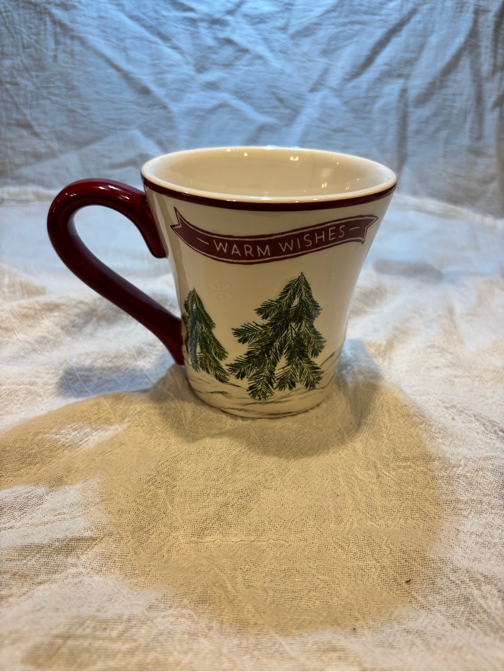 St. Nicholas Square Warm Wishes Snowmen Holiday Ceramic Mug